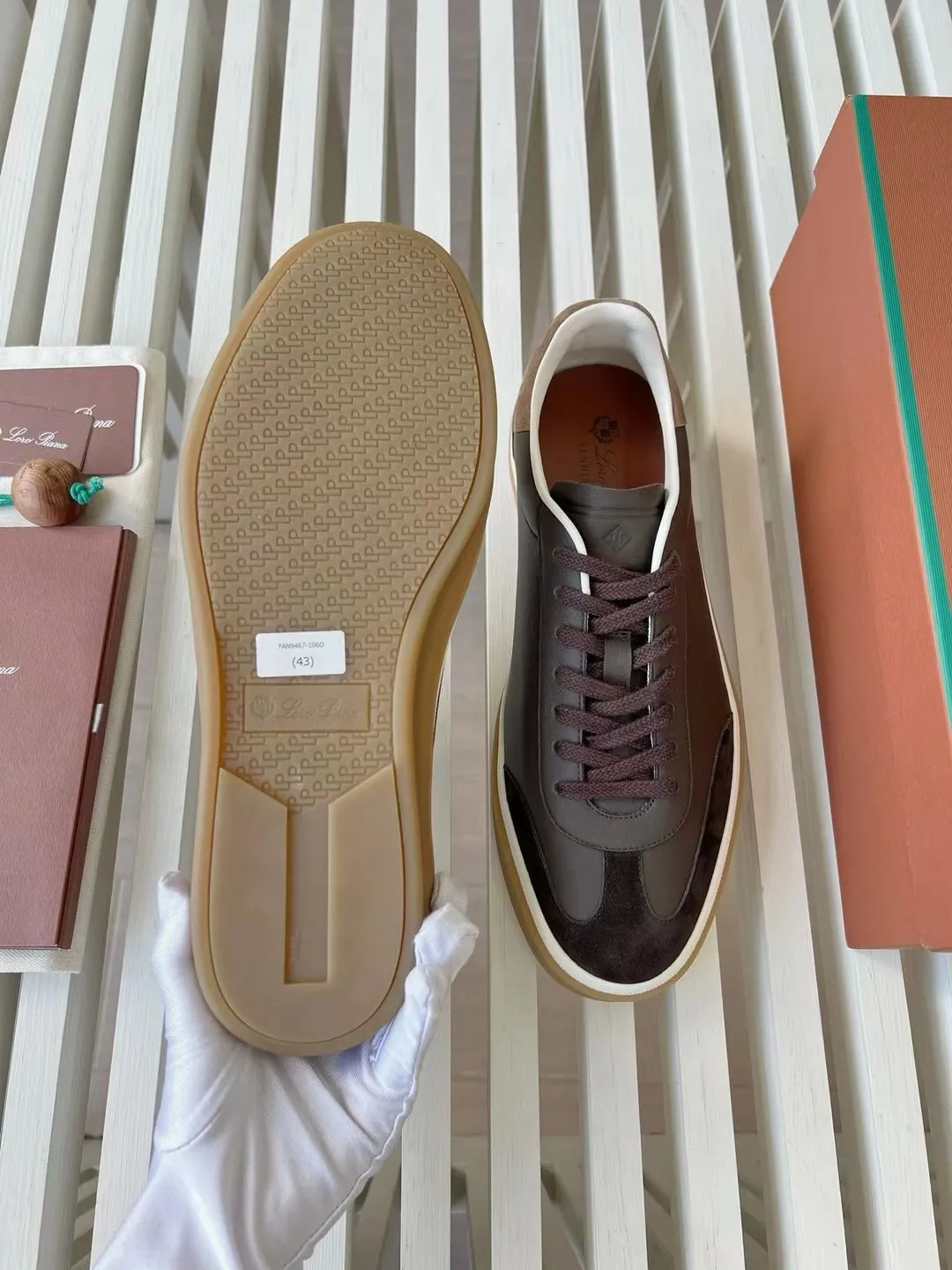 LORO PIANA Мужские кеды Tennis Walk