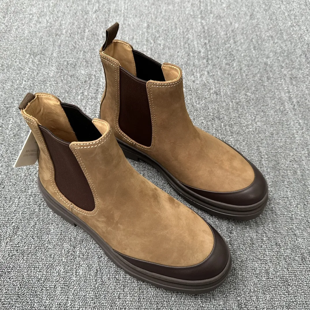BRUNELLO CUCINELLI Мужские ботинки челси BRUNELLO CUCINELLI Мужские ботинки челси
