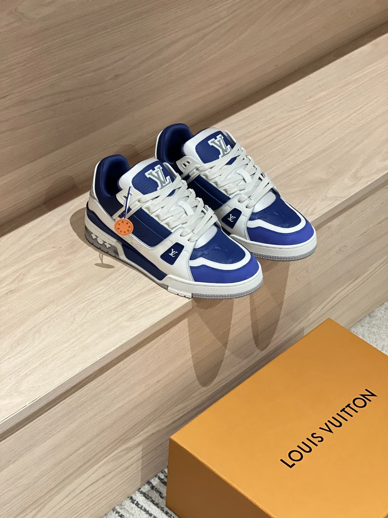 LOUIS VUITTON Кроссовки LV Trainer в стиле винтажной обуви для игры в баскетбол