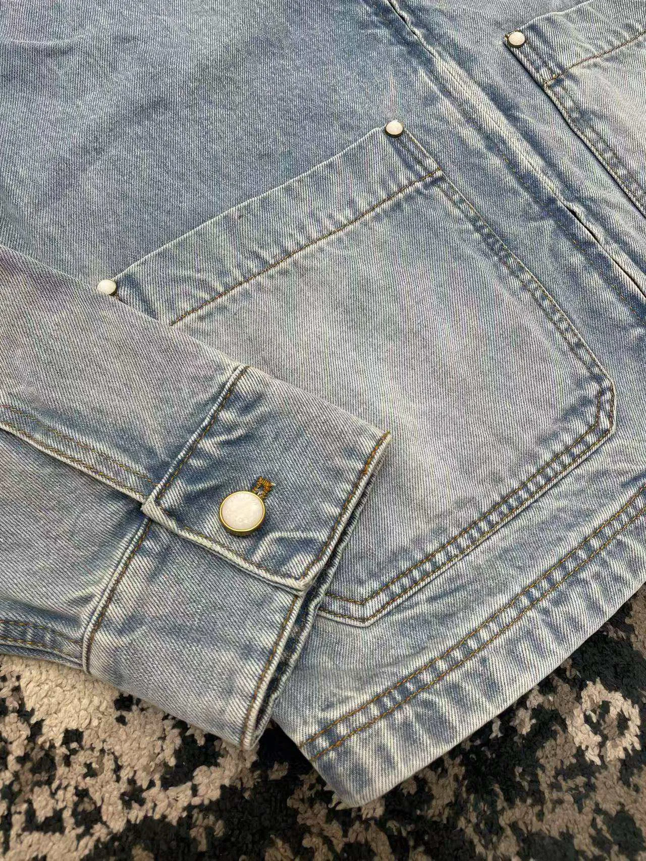 LOUIS VUITTON Мужская джинсовая куртка LOUIS VUITTON Мужская джинсовая куртка