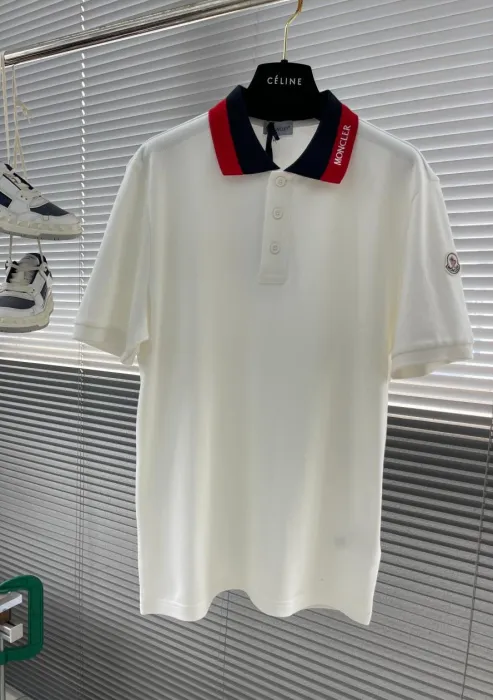 MONCLER Мужская футболка-поло хлопок