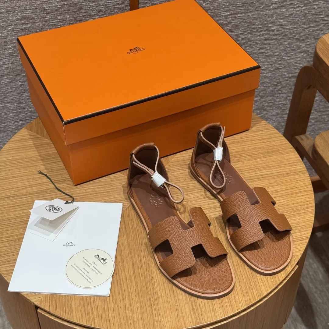 HERMES Женские сандалии Santorini в разных оттенках