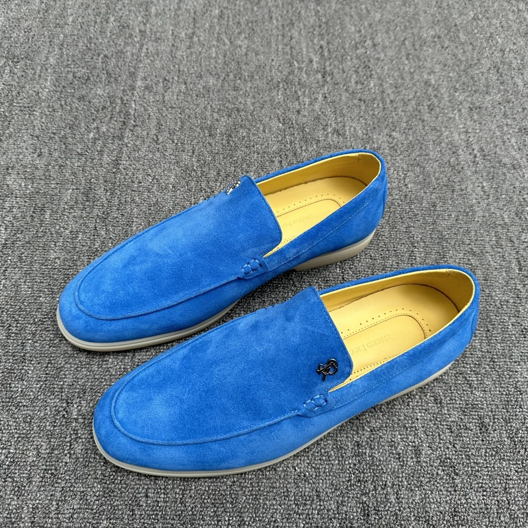 STEFANO RICCI Мужские лоферы из замши