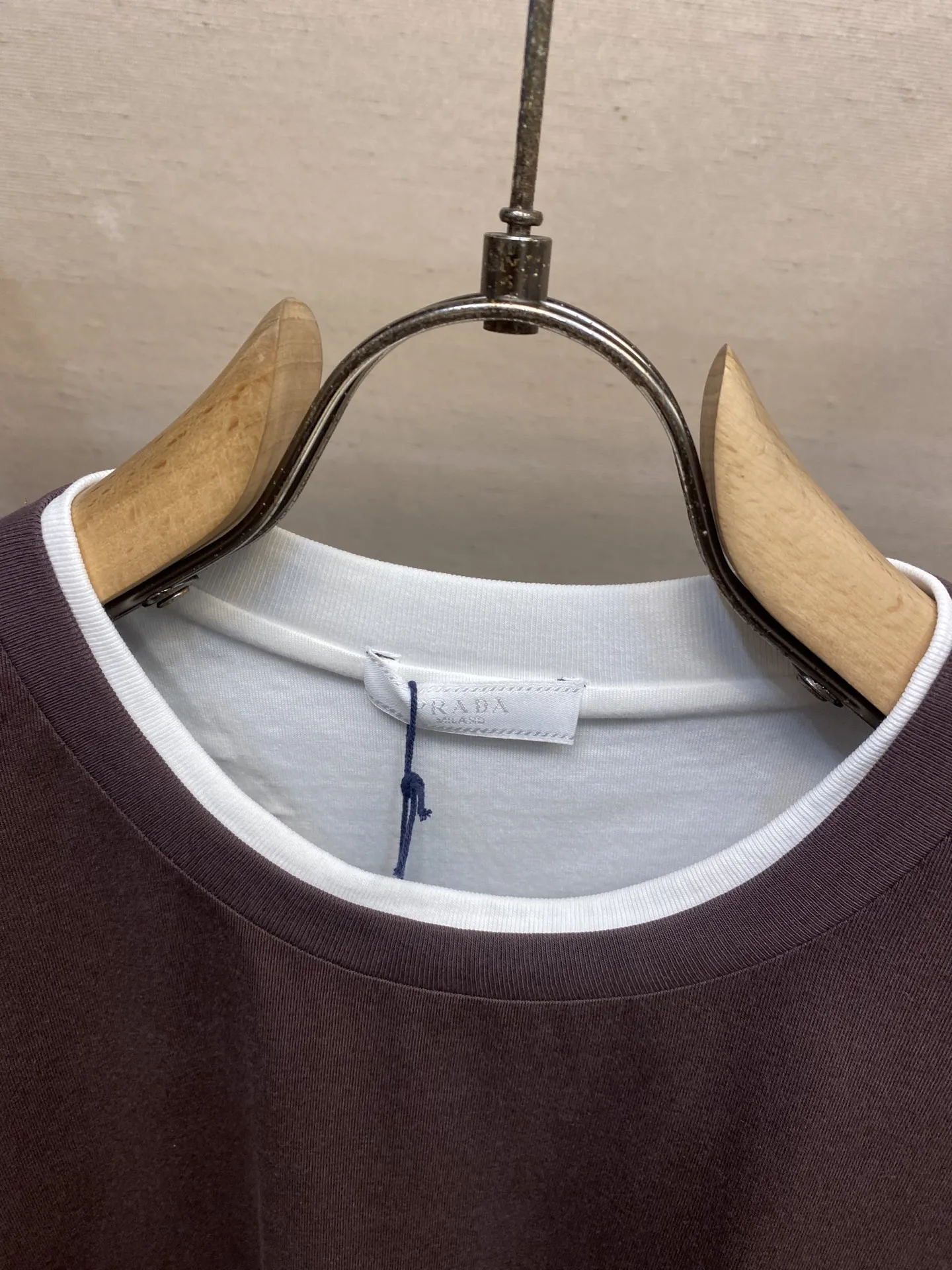 PRADA Мужская футболка из хлопка PRADA Мужская футболка из хлопка