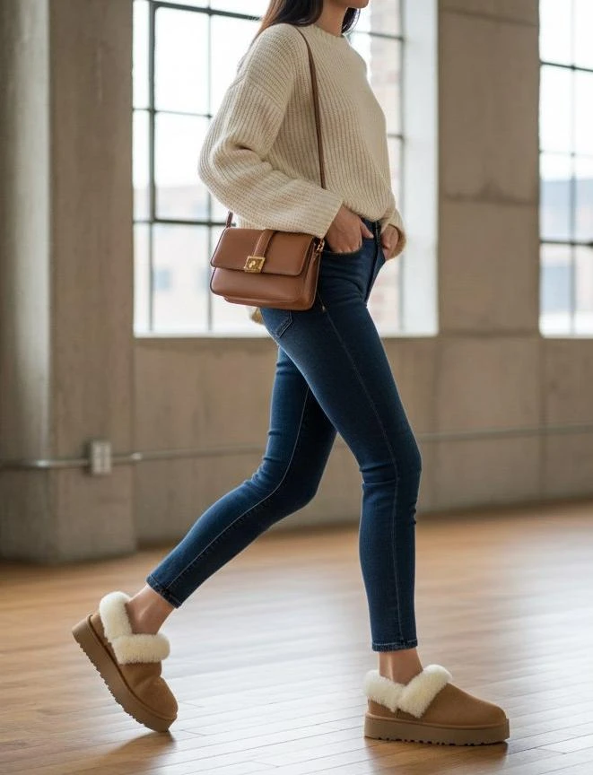 UGG Женские меховые угги из австралийской овчины UGG Женские меховые угги из австралийской овчины