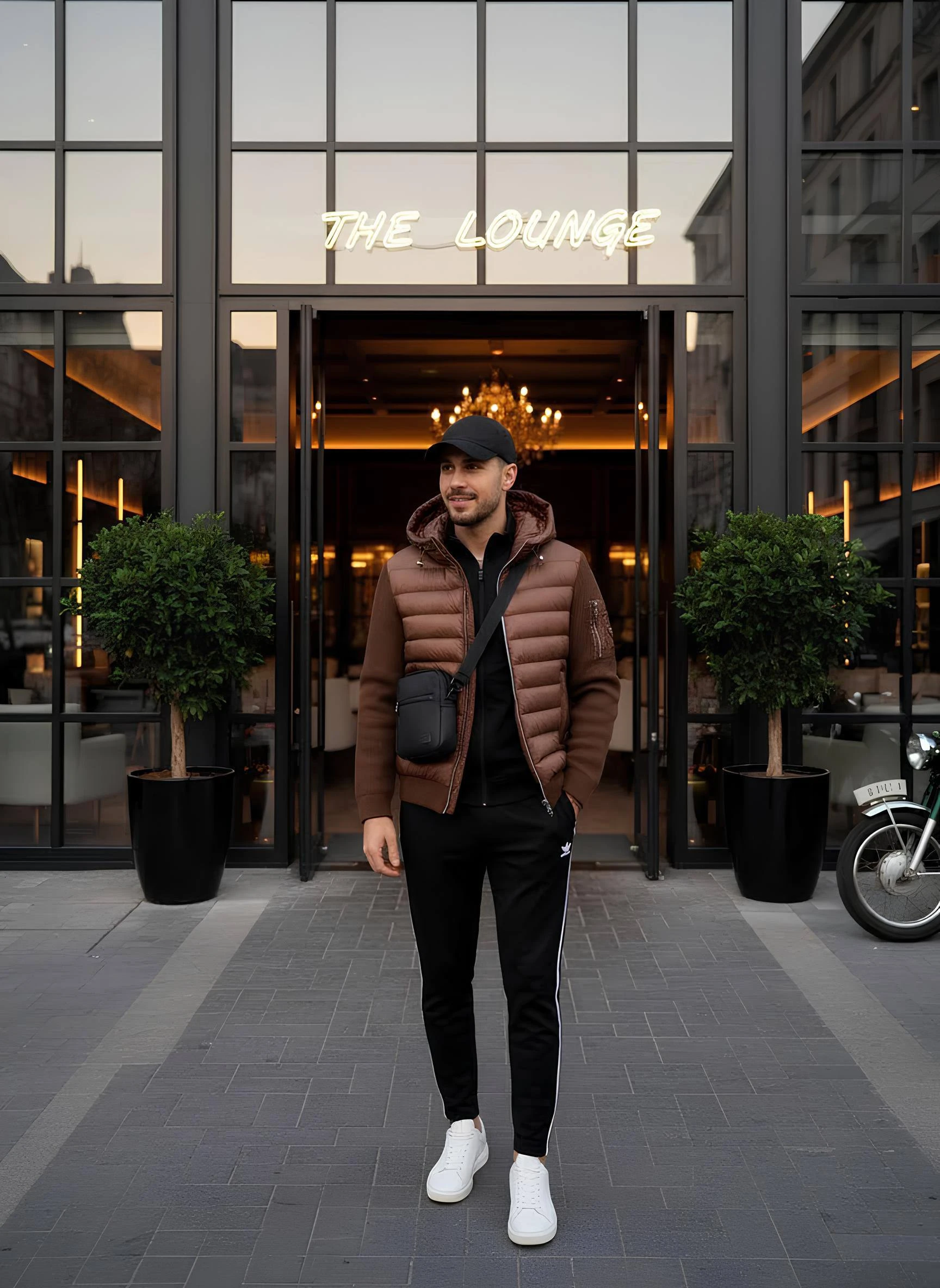 PRADA Мужская куртка с пуховым наполнителем 