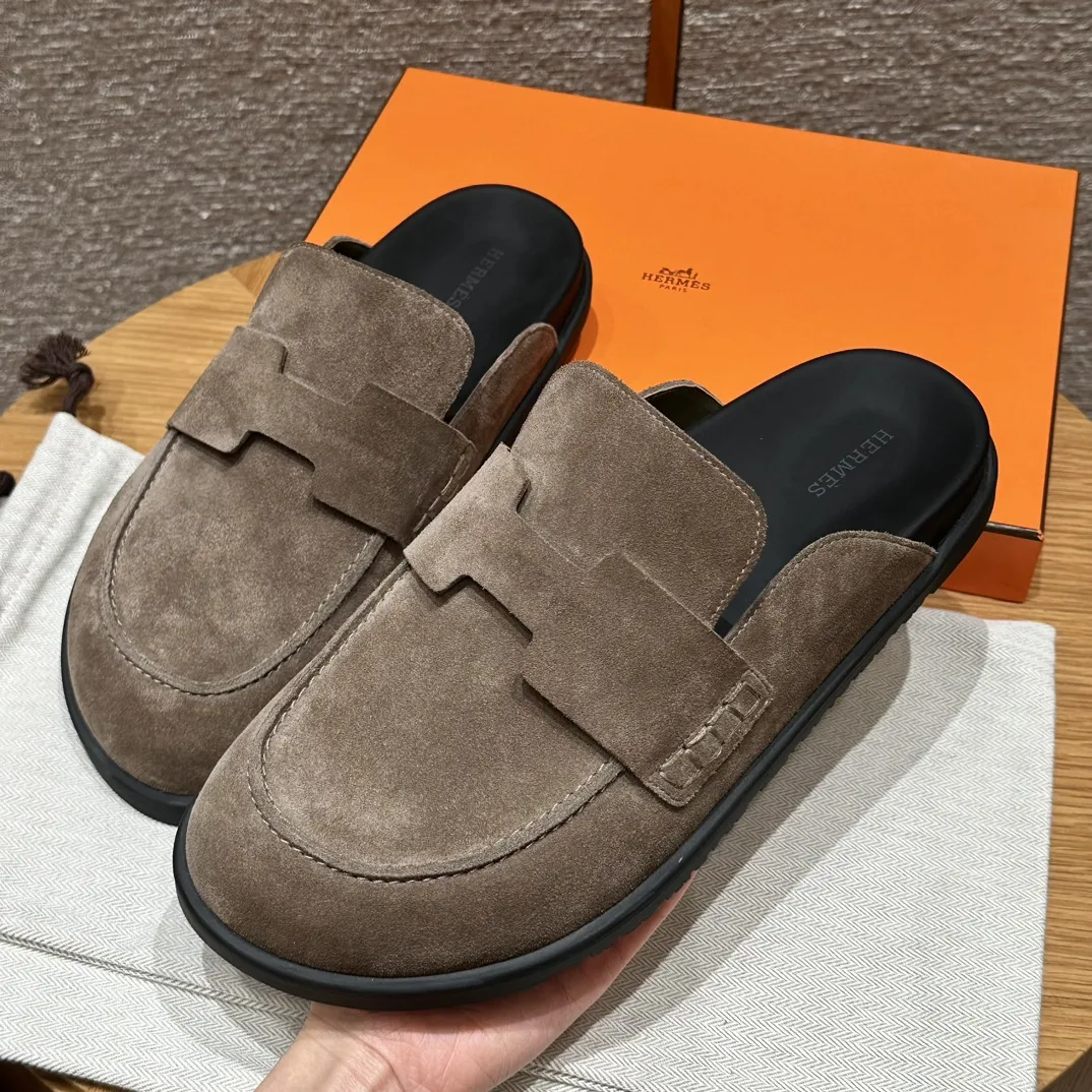 HERMES Мужские мюли Go