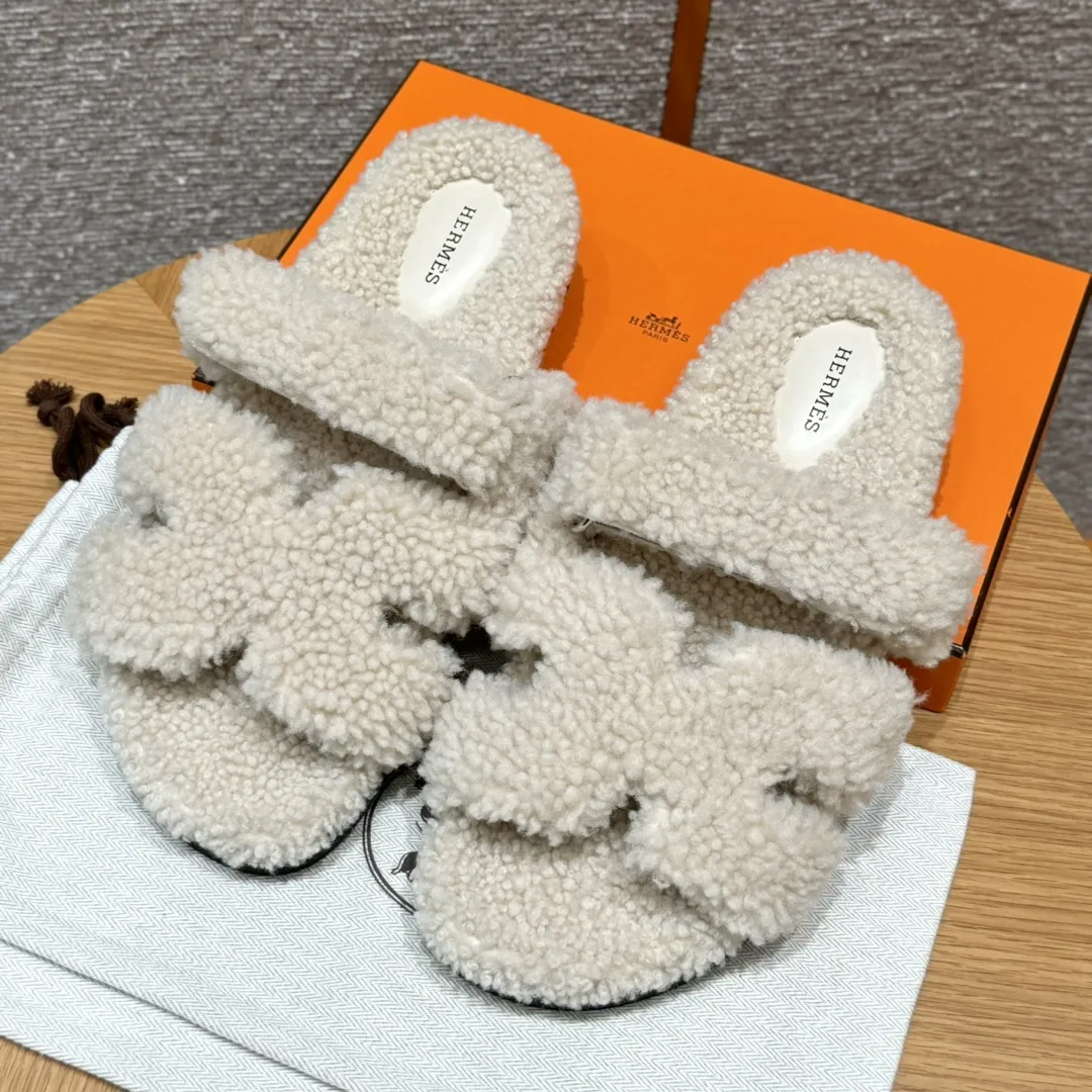 HERMES Мужские сандалии Chypre из шерсти HERMES Мужские сандалии Chypre из шерсти