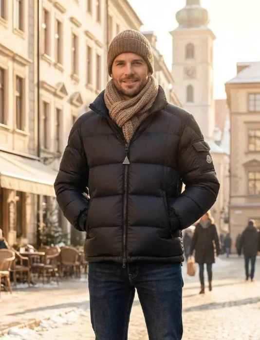 MONCLER Мужская куртка на пуху Levitha