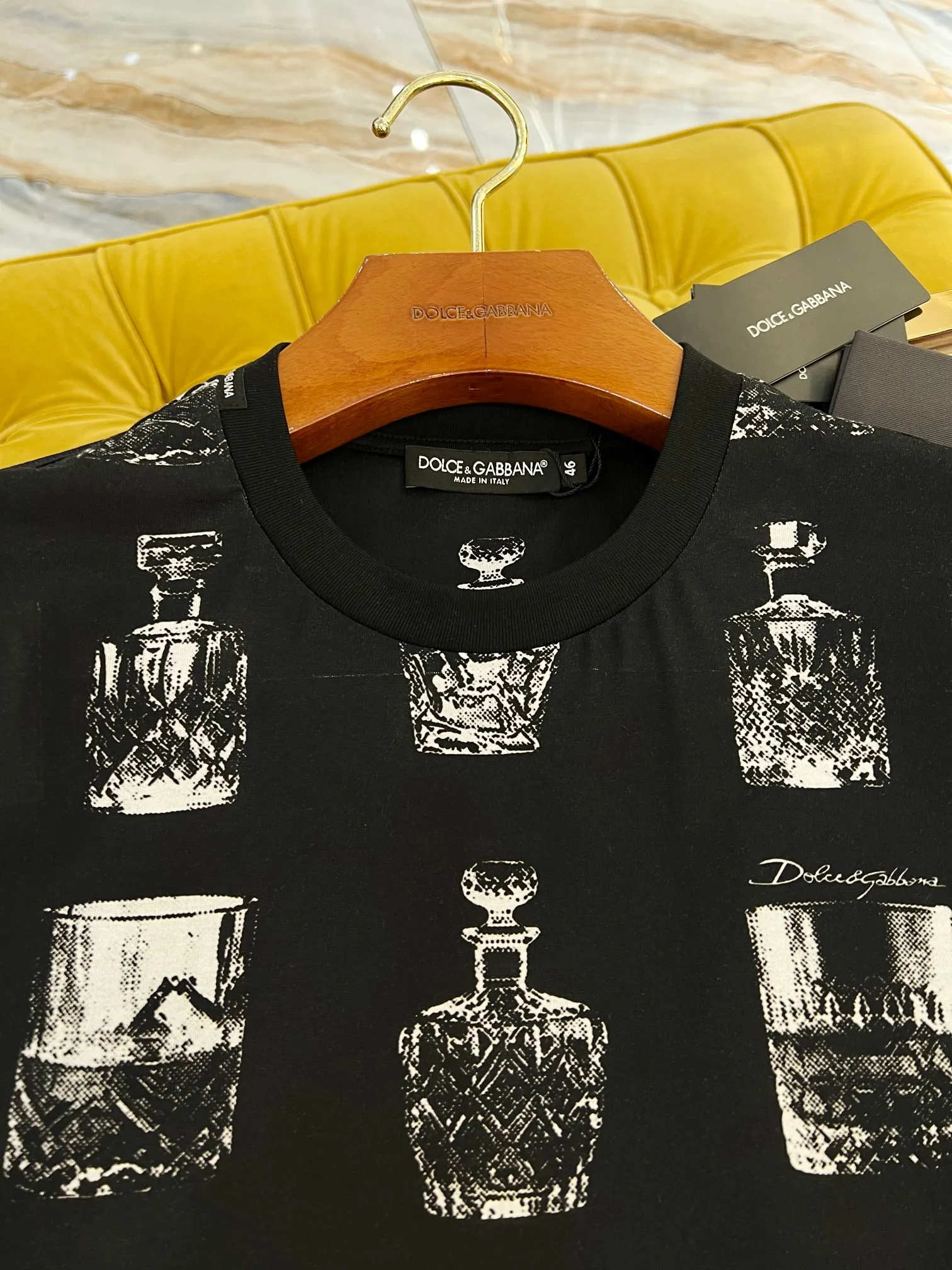 LOUIS VUITTON Мужская футболка хлопок LOUIS VUITTON Мужская футболка хлопок