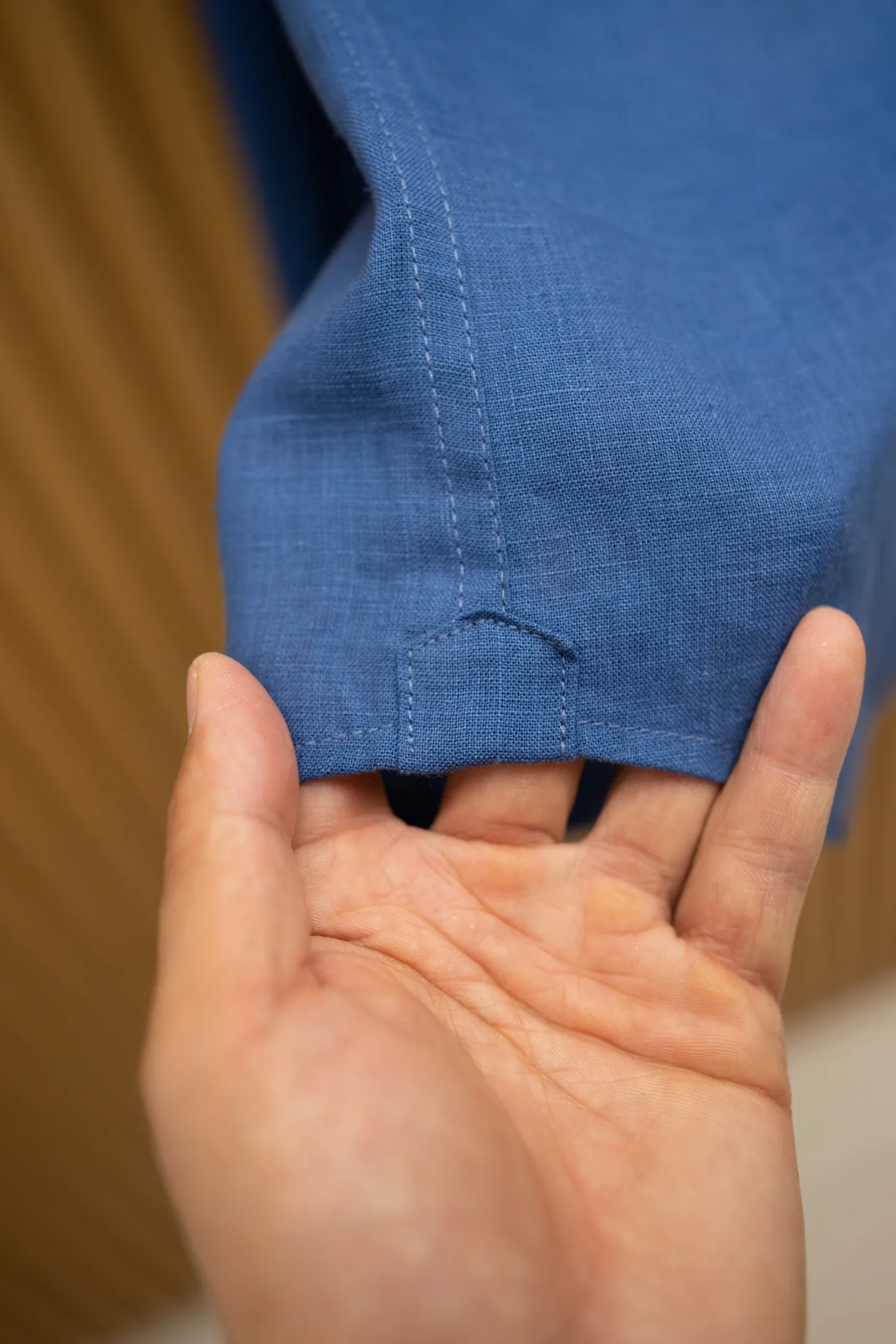 BRUNELLO CUCINELLI Мужская льняная рубашка