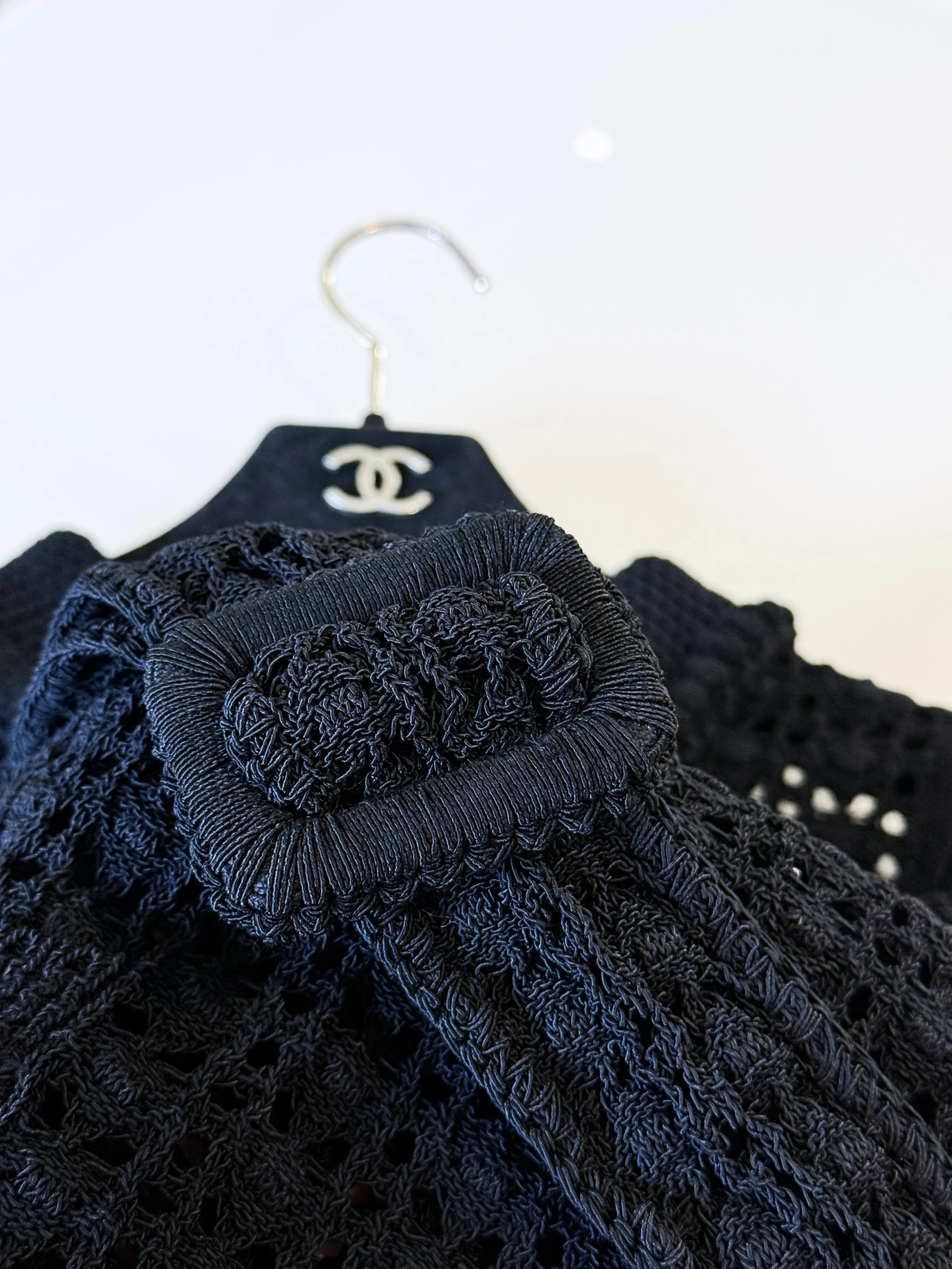 CHANEL Женский ажурный кардиган