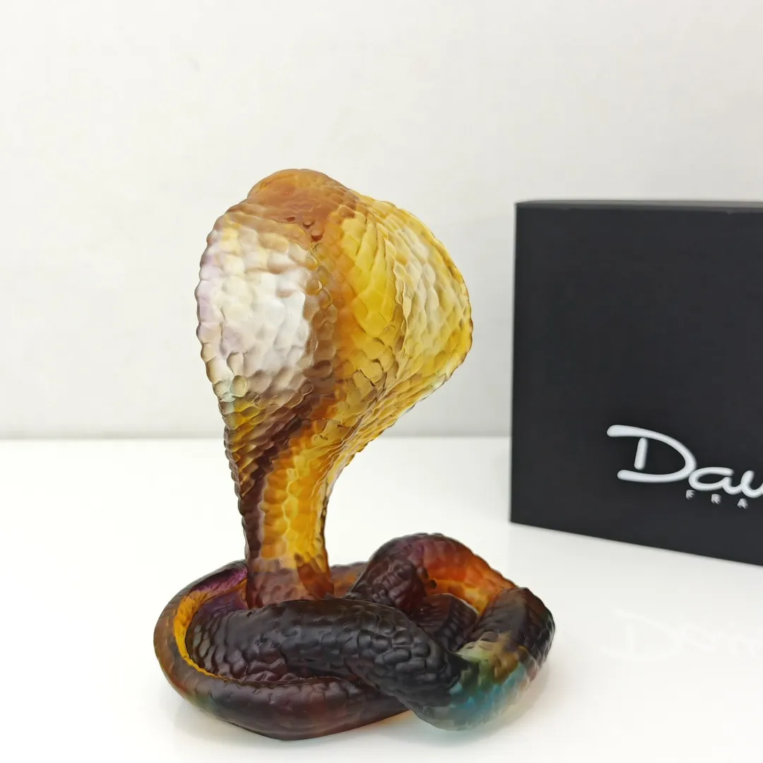 DAUM Хрустальный орнамент кобра