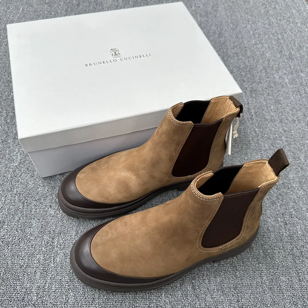 BRUNELLO CUCINELLI Мужские ботинки челси BRUNELLO CUCINELLI Мужские ботинки челси