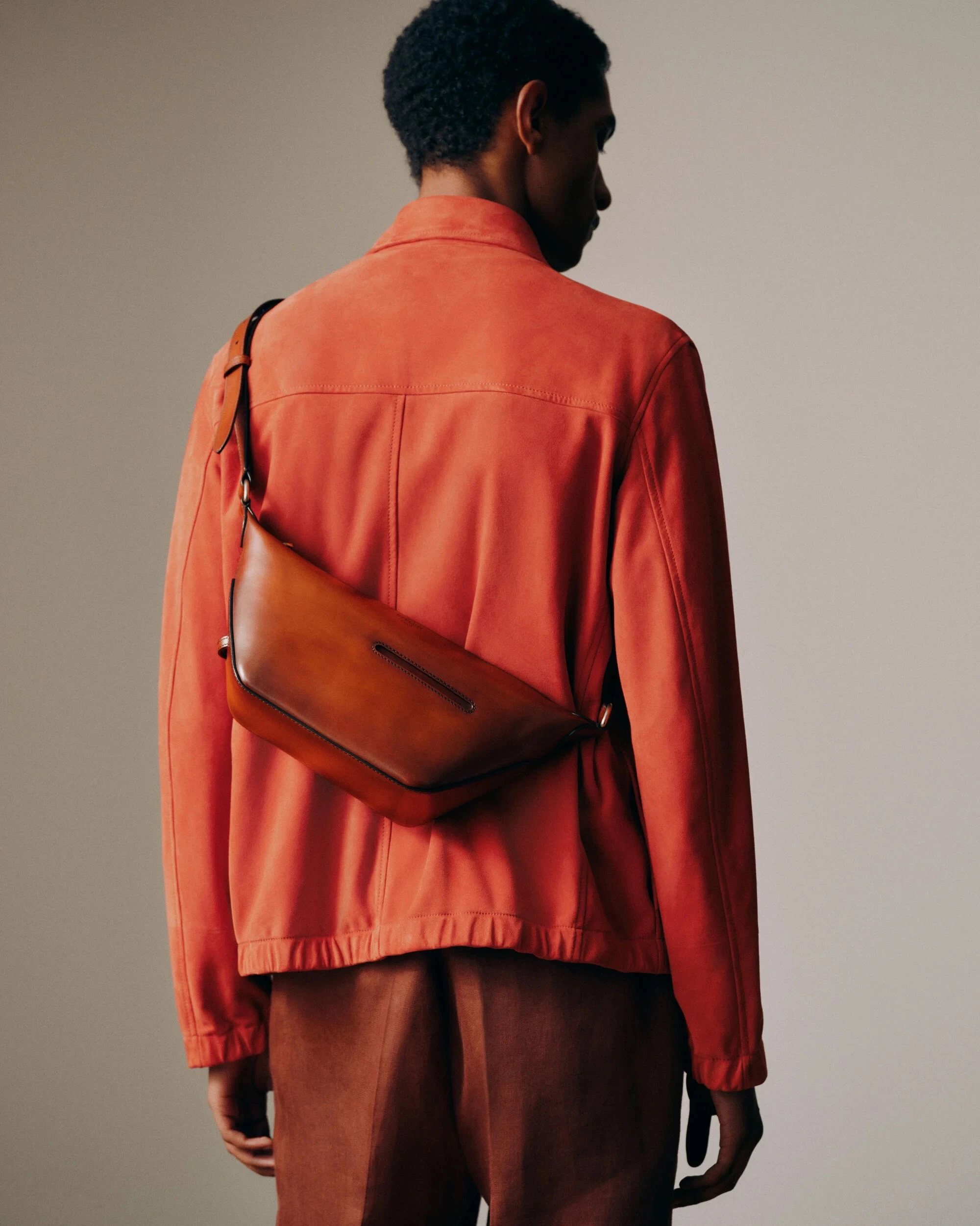 BERLUTI Мужская кожаная куртка 