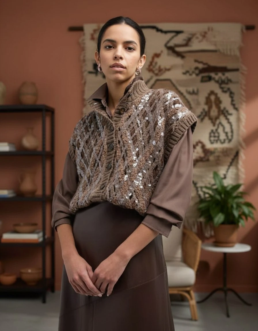 BRUNELLO CUCINELLI Женский жилет из кашемира 