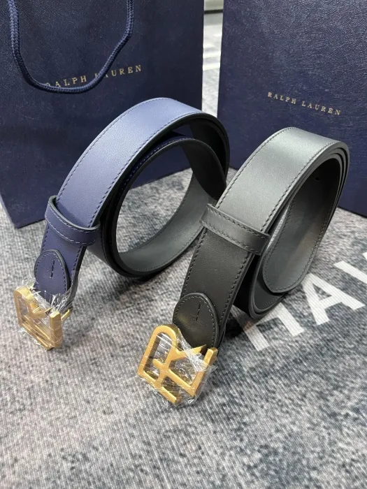 RALPH LAUREN Мужской ремень из замши и воловьей кожи