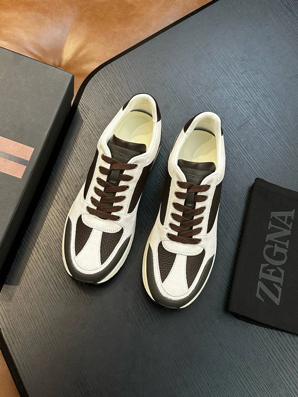 ERMENEGILDO ZEGNA Мужские кроссовки  ERMENEGILDO ZEGNA Мужские кроссовки