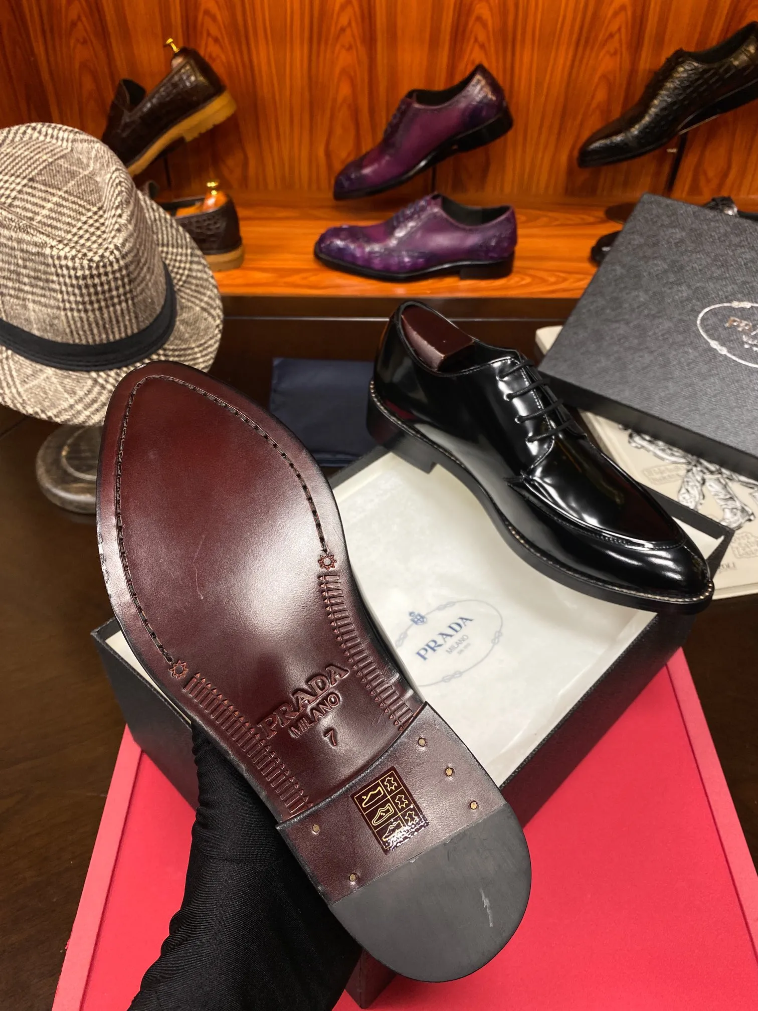 PRADA Мужские туфли PRADA Мужские туфли