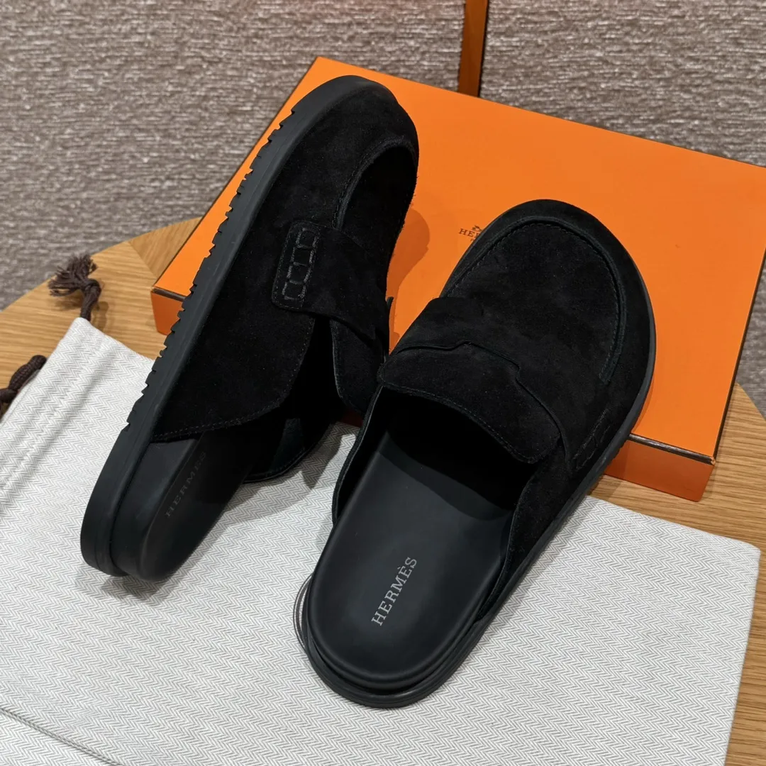 HERMES Мужские мюли Go