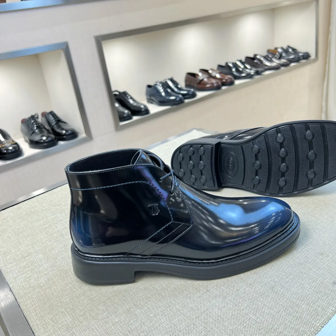 TOD'S Мужские лакированные ботинки TOD'S Мужские лакированные ботинки