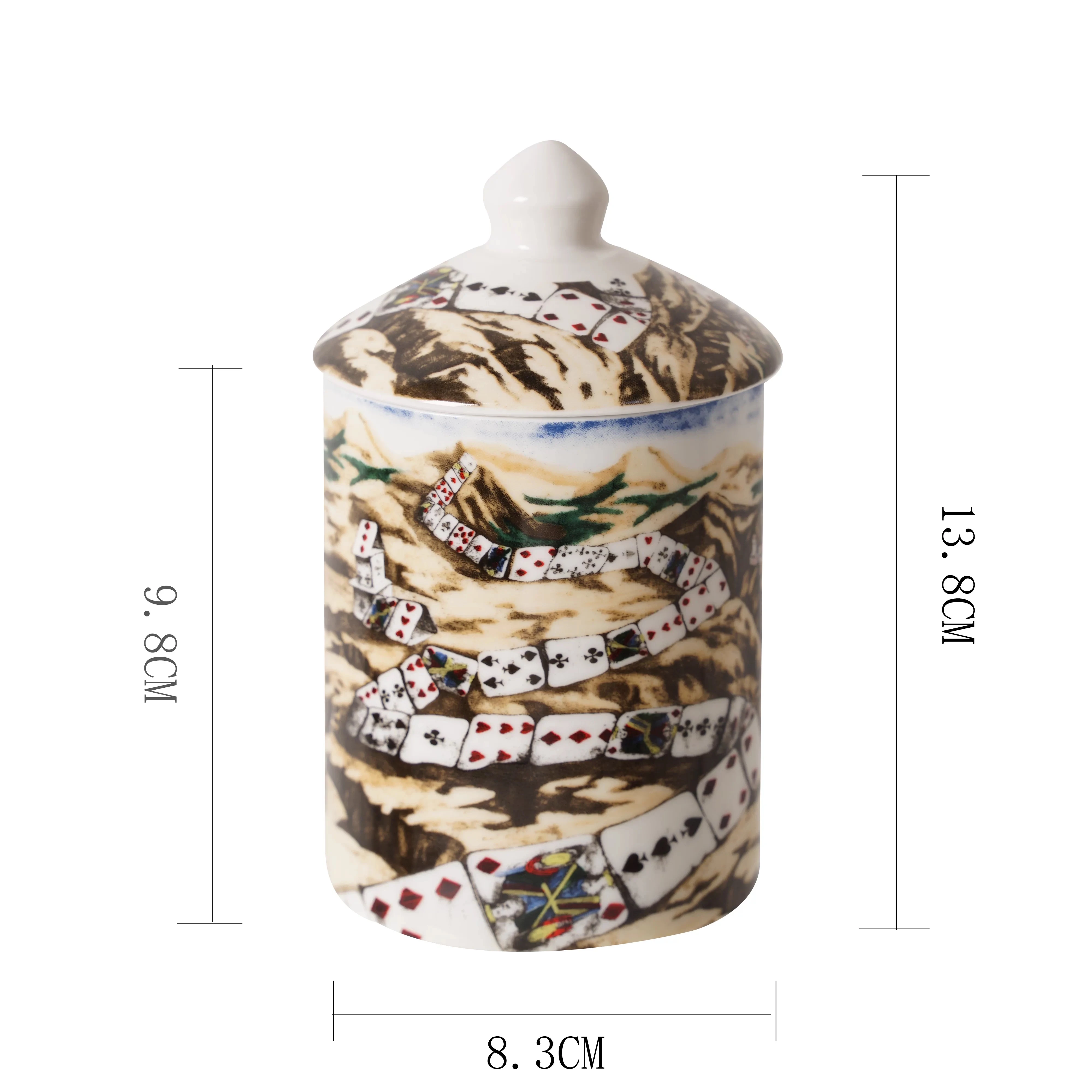 MEETROPOL Декоративные тарелки и сахарница "Покер" MEETROPOL Декоративные тарелки и сахарница "Покер"