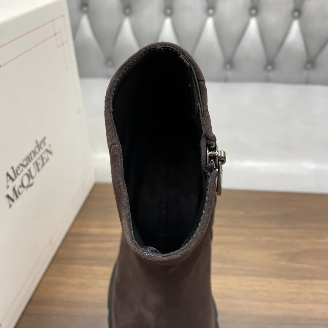 ALEXANDER MCQUEEN Мужские ботинки из воловьей кожи