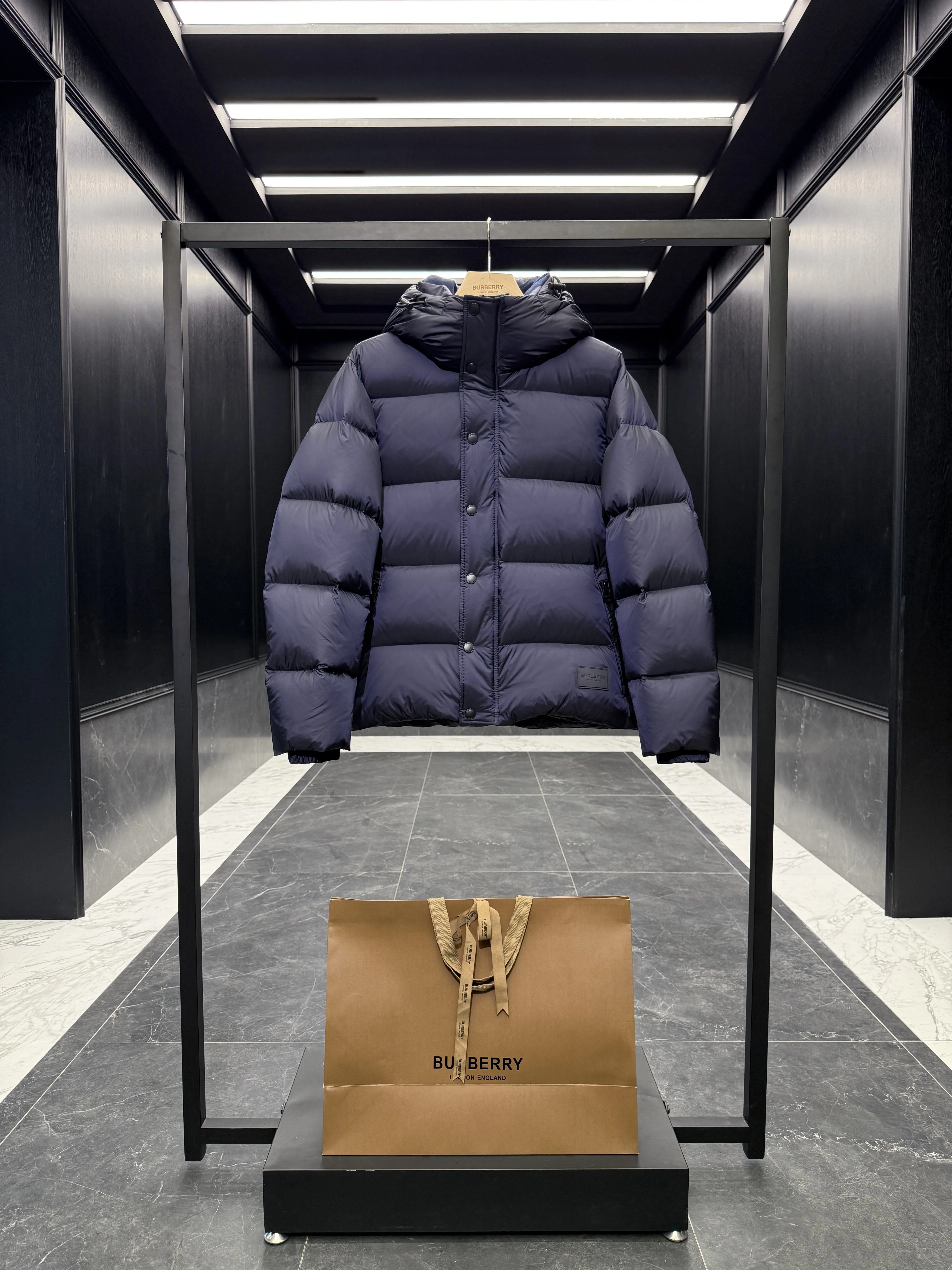 BURBERRY Мужской пуховик из гусиного пуха