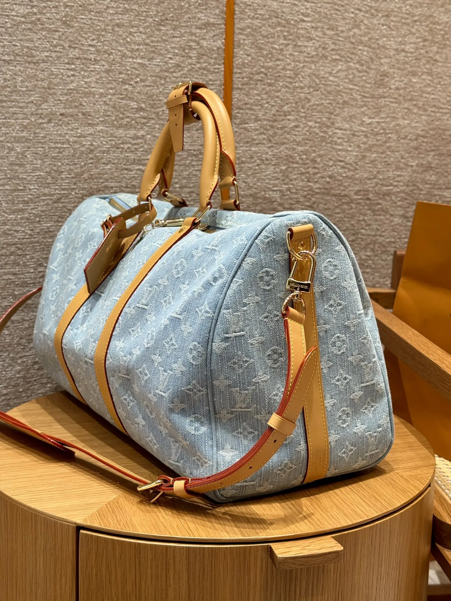 LOUIS VUITTON Дорожная сумка деним LOUIS VUITTON Дорожная сумка деним