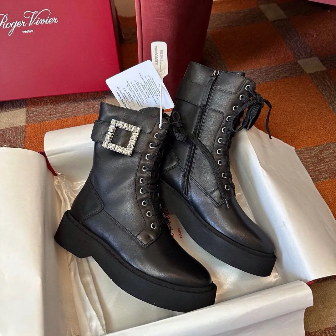 ROGER VIVIER Женские ботинки Martin ROGER VIVIER Женские ботинки Martin