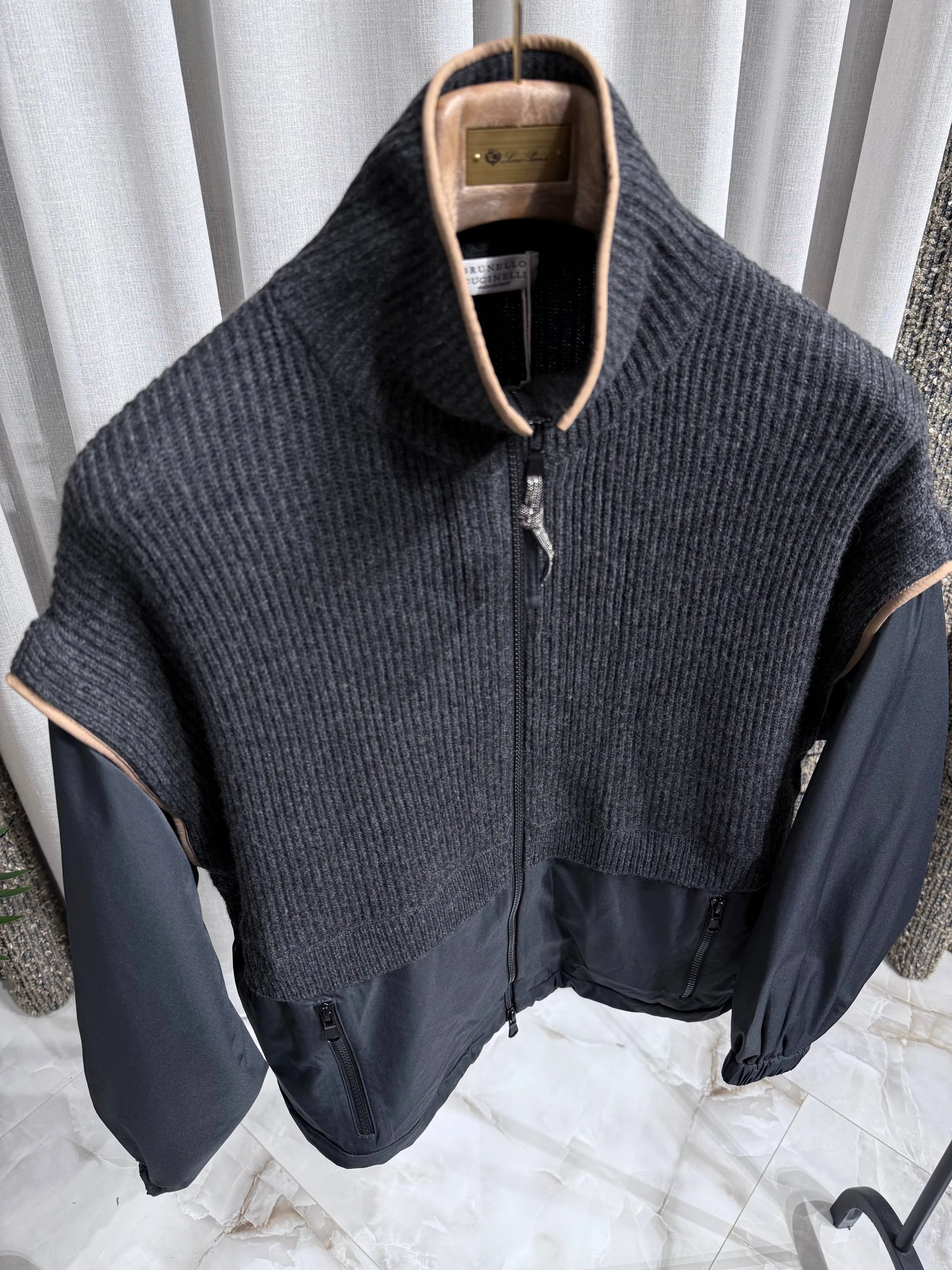 BRUNELLO CUCINELLI Женская ветровка из кашемира BRUNELLO CUCINELLI Женская ветровка из кашемира