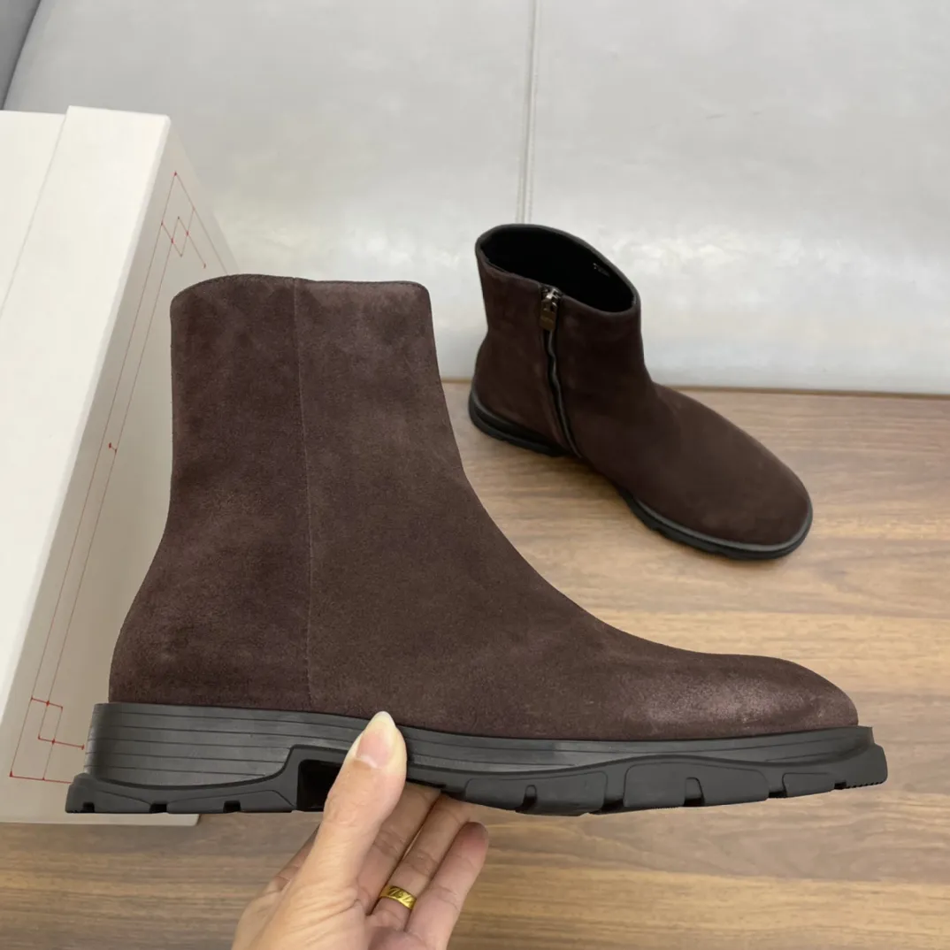 ALEXANDER MCQUEEN Мужские ботинки из воловьей кожи