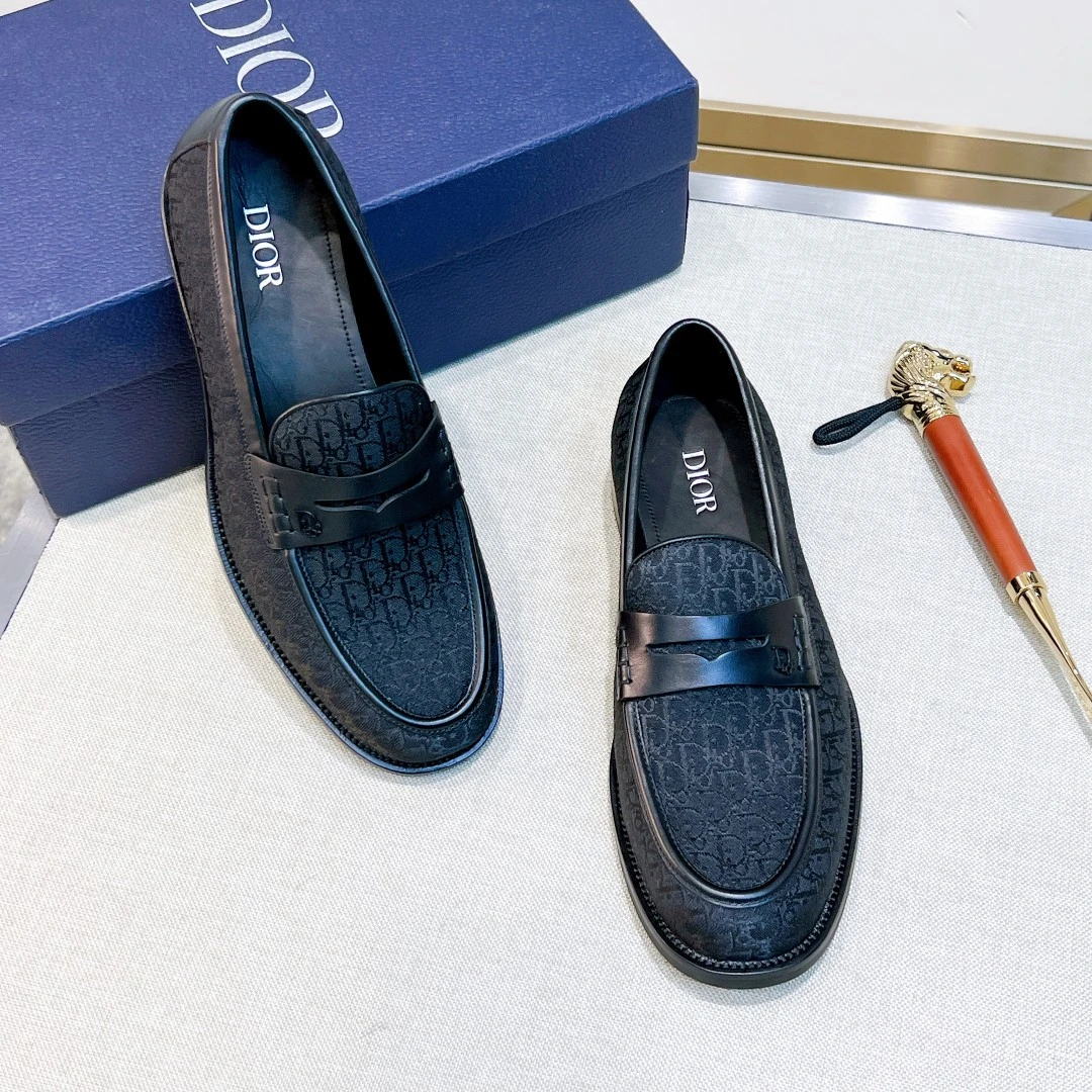 CHRISTIAN DIOR Мужские мокасины Oblique CHRISTIAN DIOR Мужские мокасины Oblique