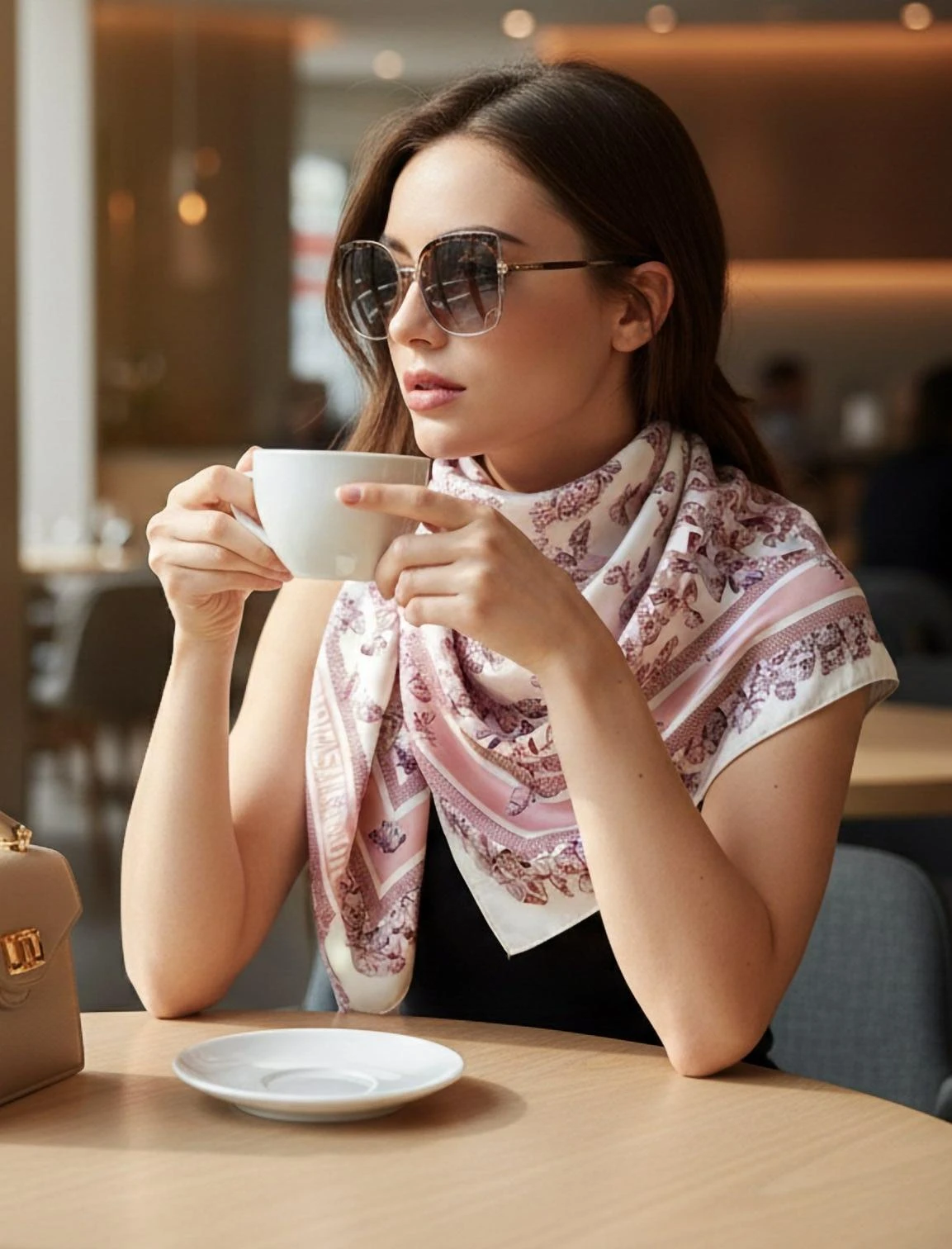 CHRISTIAN DIOR Женский платок из шёлка CHRISTIAN DIOR Женский платок из шёлка