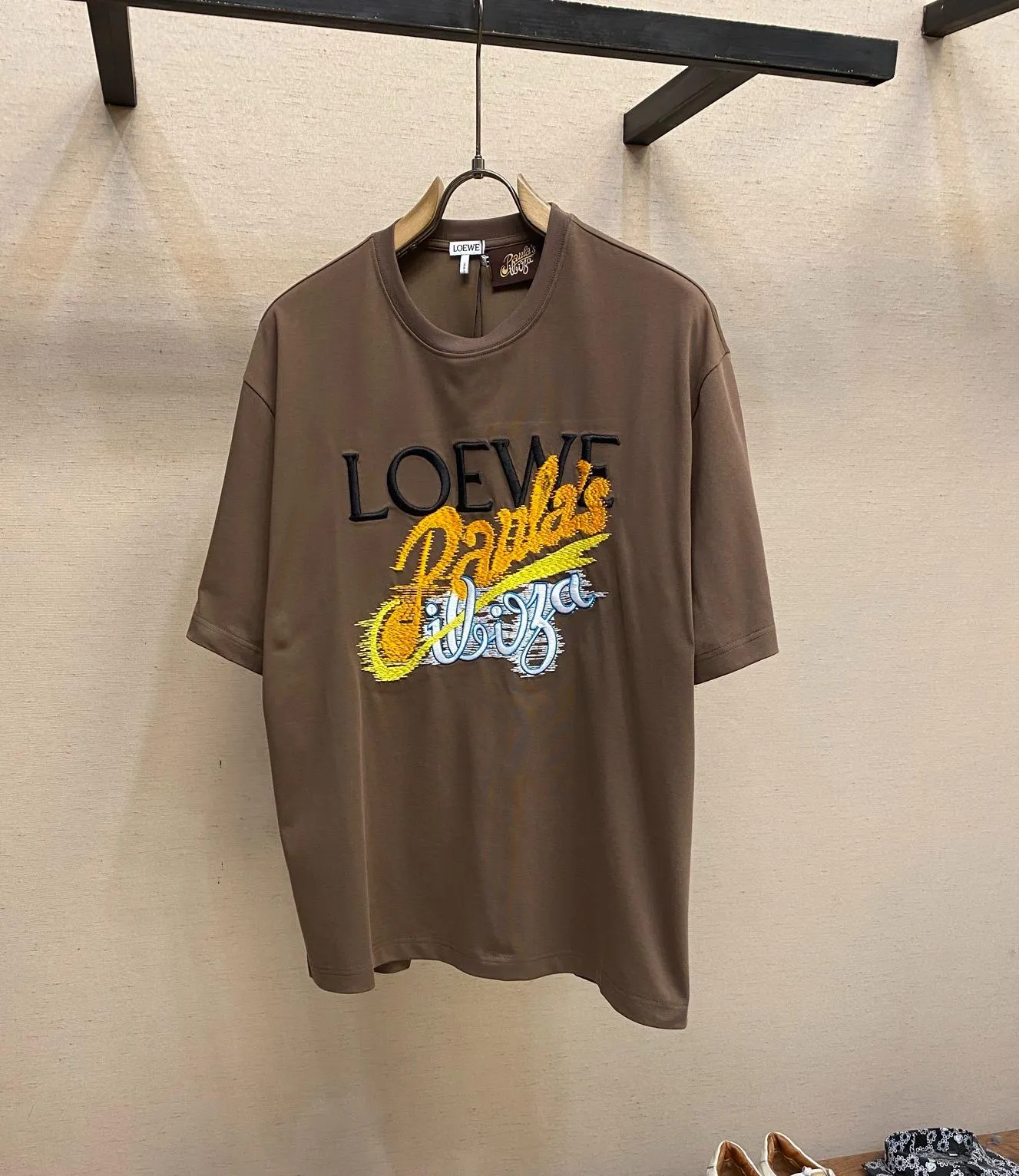 LOEWE Мужская футболка хлопок LOEWE Мужская футболка хлопок