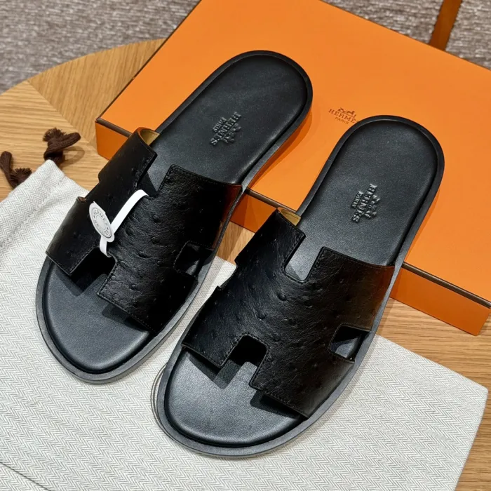 HERMES Мужские сандалии Izmir Ostrich