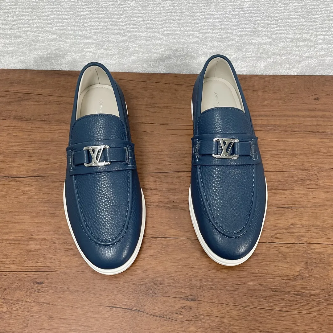 LOUIS VUITTON Мужские лоферы из телячьей кожи