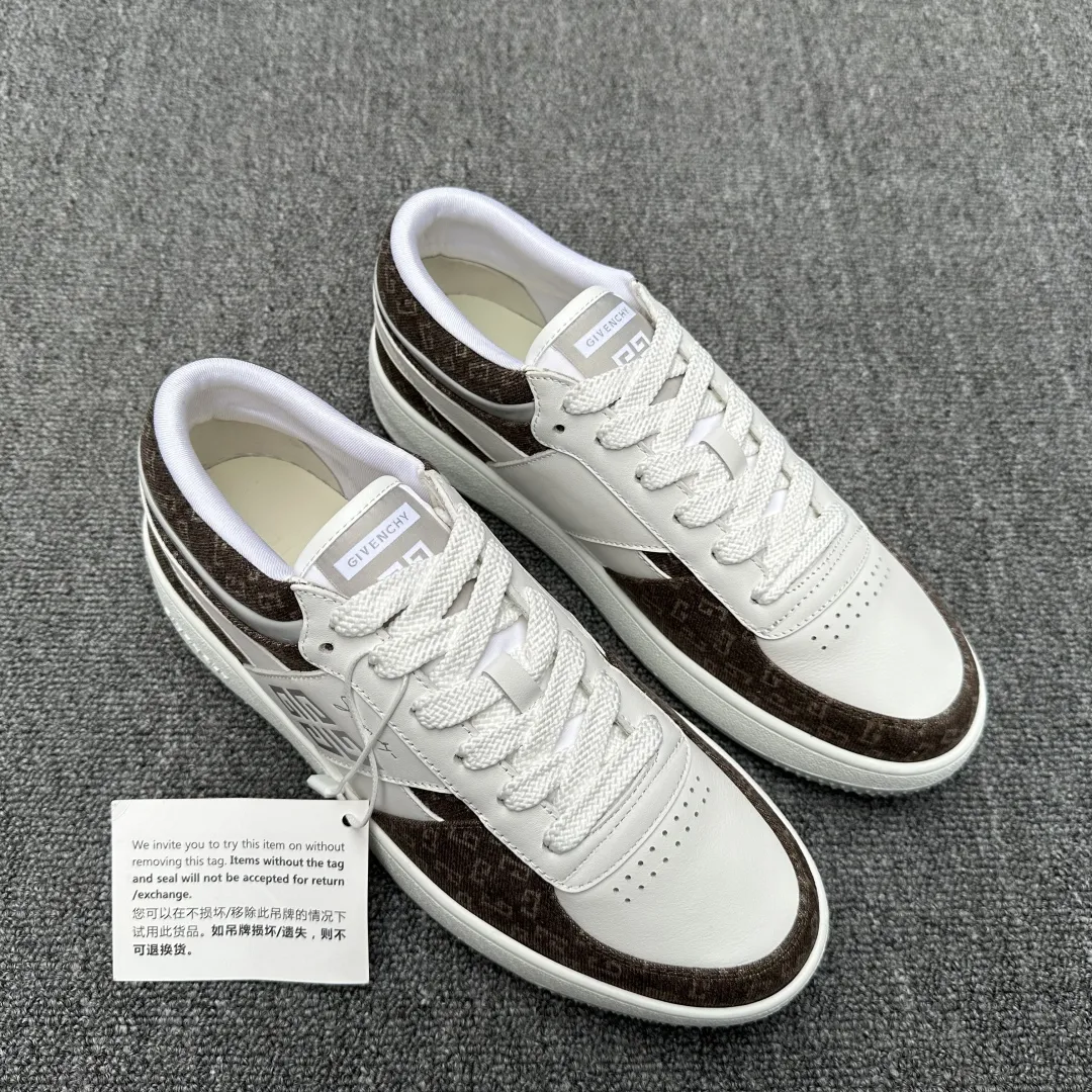 GIVENCHY Мужские кроссовки с фирменными узорами