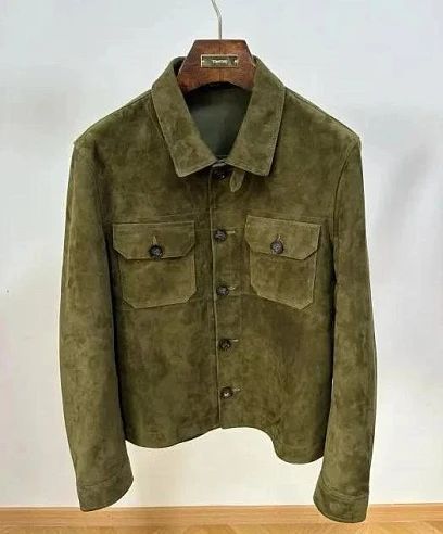 TOM FORD Мужская куртка из козьей замши