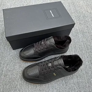 SAINT LAURENT Мужские кроссовки с мехом