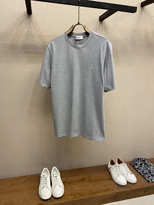 SAINT LAURENT Мужская футболка хлопок