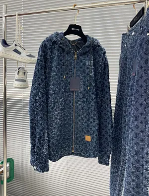LOUIS VUITTON Мужская толстовка из объемного фактурного материала