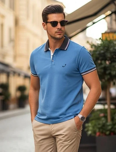 JACOB COHEN Мужская футболка-поло