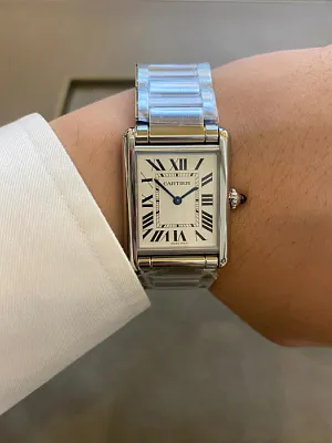 CARTIER Часы Tank Must De Cartier WSTA0052 кварц