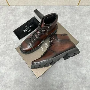 BERLUTI Мужские кожаные ботинки