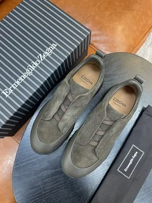 ERMENEGILDO ZEGNA Мужские ботинки Triple Stitch Monte