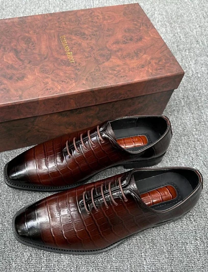 STEFANO RICCI Мужские туфли и телячьей кожи