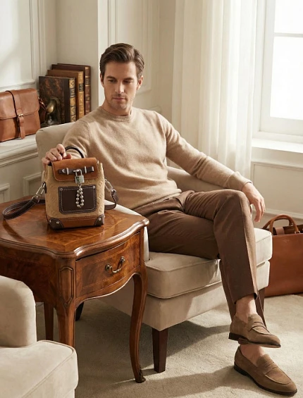 LOUIS VUITTON Мужская сумка Steamer 15