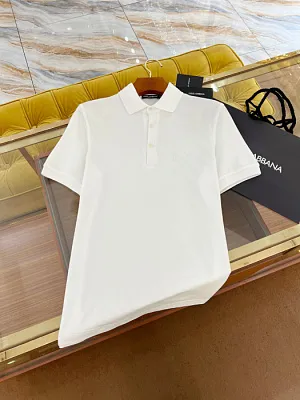 DOLCE & GABBANA Мужская футболка-поло хлопок