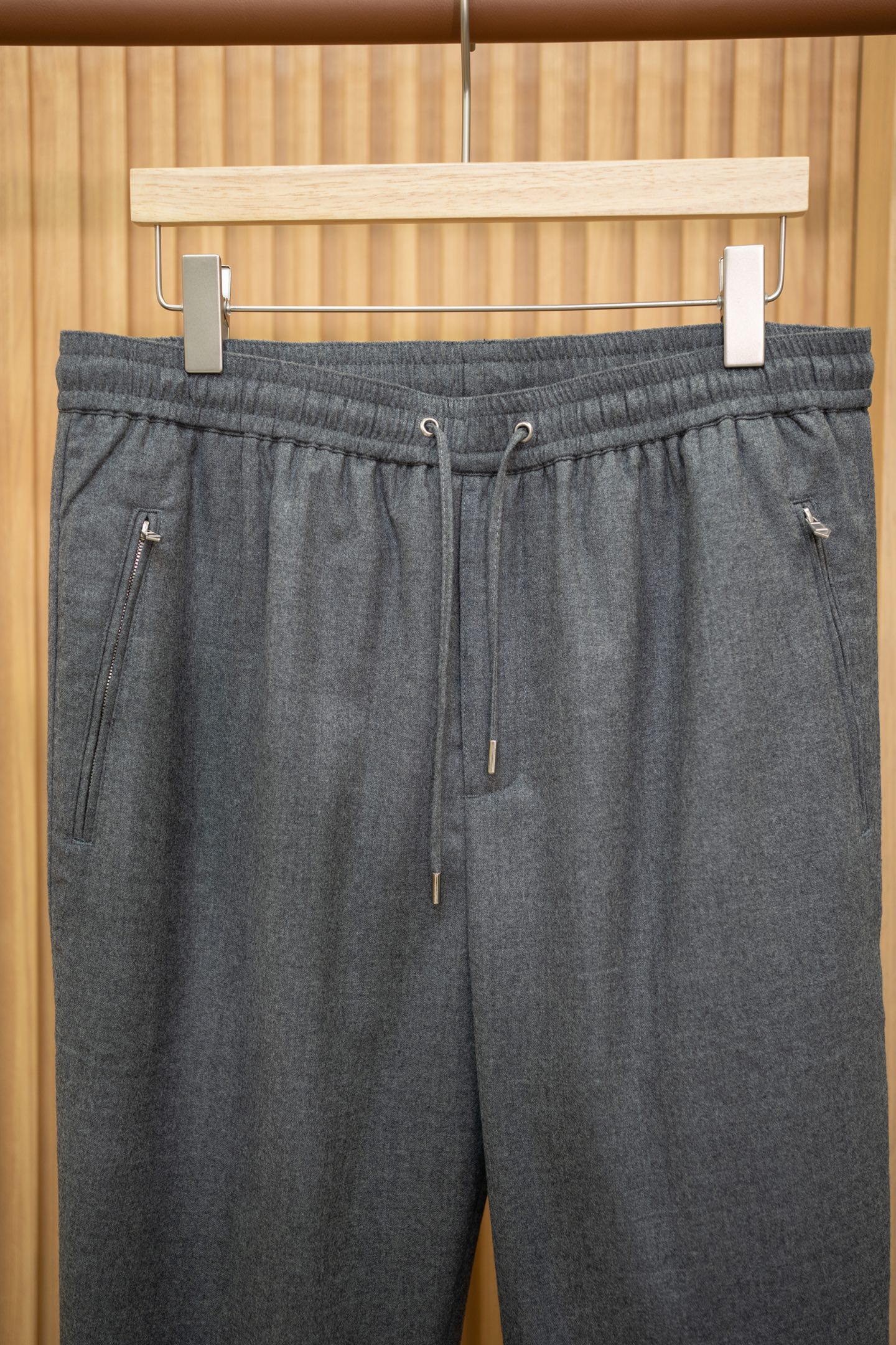 HERMES Мужские брюки‑джоггеры из шерсти 